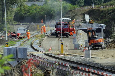 Ligornetto cantiere ferrovia Mendrisio Stabio Varese Ligornetto cantiere ferrovia Mendrisio Stabio Varese