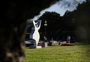 Lugano opere d arte sul lungolago