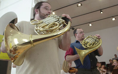 Lugano American Horn Quartet e orechstra Conservatorio
