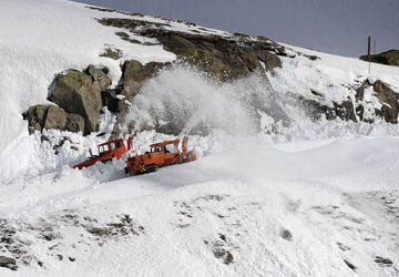 Passo della Novena sgombero neve