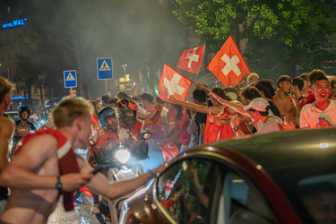 Lugano calcio Mondiali 2026 maxischermo in Piazza Manzoni ottavi di finale Svizzera Colombia