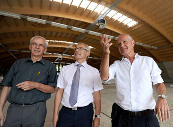 Ascona presentazione lavori nuova halle Club house Tennis Club Ascona