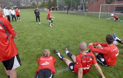 Tenero svizzeri all estero in allenamento