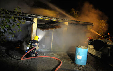 Arbedo incendio in Vicolo Nord 1
