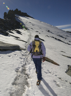 Adula trekking in vetta