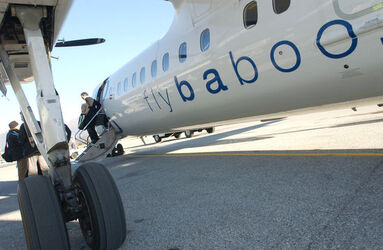 Agno FlyBaboo arrivo primo volo da Venezia
