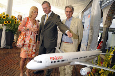 Locarno battesimo nuovo Swiss Airbus A320 Locarno Locarno battesimo nuovo Swiss Airbus A320 Locarno