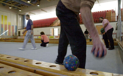 Chiasso viali bocce Palapenz rinnovati
