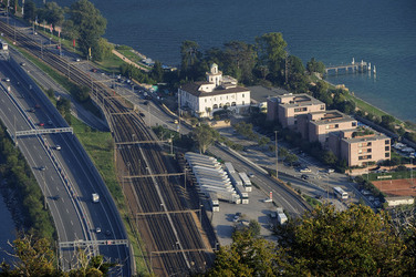 Melide veduta panoramica