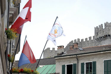 Bellinzona bandiera ONU al palazzo del Governo