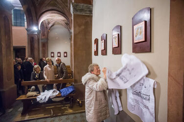 Morcote inaugurazione opera e lascito dell artista Adriano Antonini