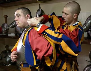 Roma Italia giuramento guardie pontificie