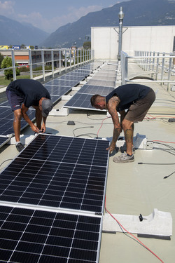 Sant Antonino impianto fotovoltaico SMB Medical SA