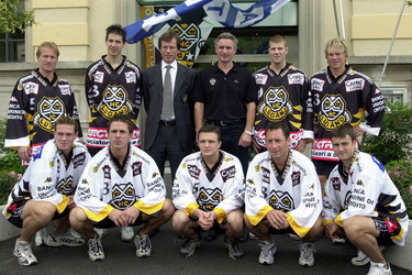 Hockey HC Lugano presentazione stagione 2001 2002