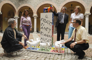 Bellinzona posa istallazioni artista Cio Zanetta