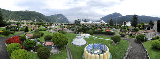 Melide Swissminiatur veduta 180&deg;