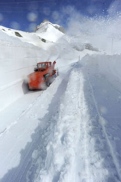 Passo della Novena sgombero neve