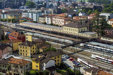 Bellinzona stato lavori stazione FFS Bellinzona stato lavori stazione FFS