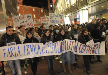 Lugano manifestazione contro la violenza giovanile