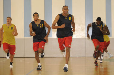 Basket allenamento nazionale Svizzera