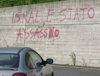Lugano scritte antisemite