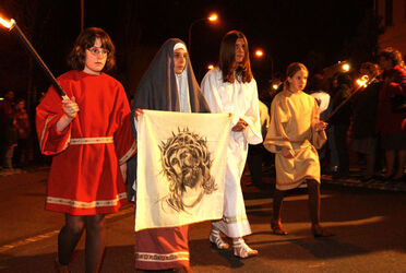 Coldrerio processione Mercoledi Santo