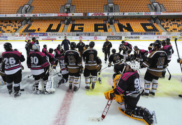 Hockey HC Lugano primo allenamento sul ghiaccio