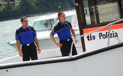 Lugano polizia lacuale