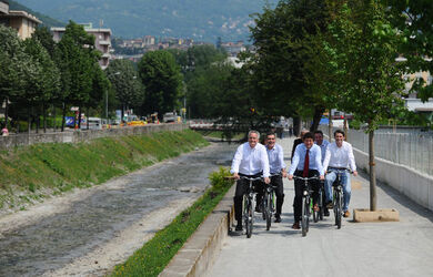 Lugano pista ciclabile Cassarate
