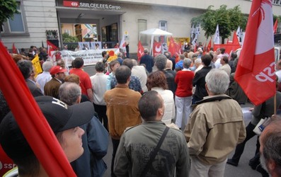 Bellinzona Corteo del 1. Maggio