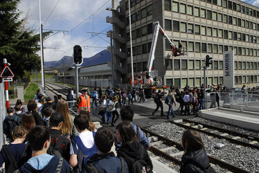 Agno sicurezza alla stazione di Serocca