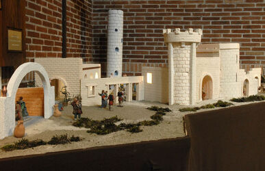 Bellinzona presepe pasquale al Sacro Cuore