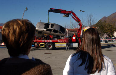 Camorino 60 anni polizia stradale