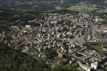 Mendrisio veduta panoramica del comune