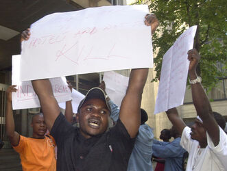 Lugano protesta africani
