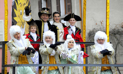 Roveredo GR corteo mascherato carnevale Lingera