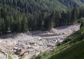 Ronco cava frantumazione sassi