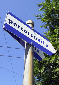 Molino Nuovo segnaletica percorso vita