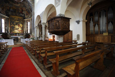 Ascona interno Chiesa San Pietro e Paolo