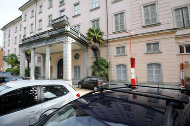 Muralto modine all albergo Gran Hotel