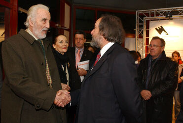 Castellinaria 2005 Castello d onore a Christopher Lee