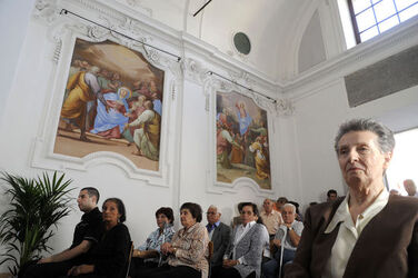 Coldrerio inaugurazione restauri Oratorio Nativit&agrave;