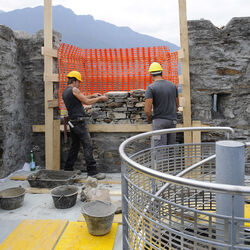 Bellinzona ricostruzione merlo