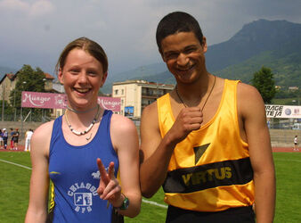Atletica ragazzo a pi&middot; veloce del Ticino