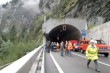 Thusis incidente galleria Via Mala Thusis incidente galleria Via Mala