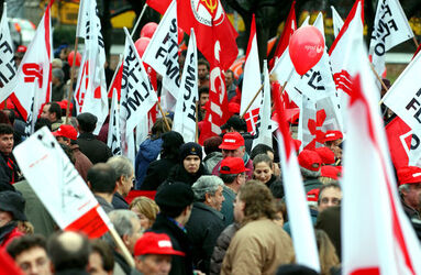 Bellinzona manifestazione sindacati SEI FLMO