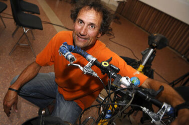 Monte Carasso Festival della Mobilit&agrave; Turbo Furbo conferenza Entre Selle et Terre 3 ans &agrave; v&eacute;lo en Afrique et en Asie 