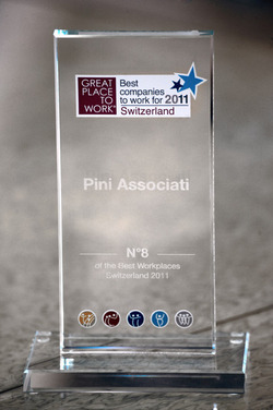 Pini Associati riconoscimento Great Place to Work 2011 