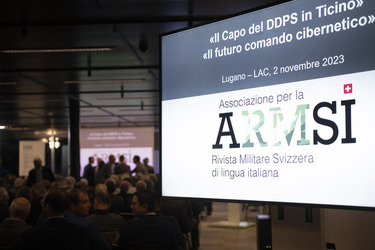 Lugano Conferenza ARMSI Rivista Militare Svizzera di lingua italiana
