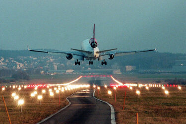 Svizzera Swissair e aereoporto Zurigo Kloten
